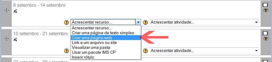 Inserindo um Página web em uma Caixa